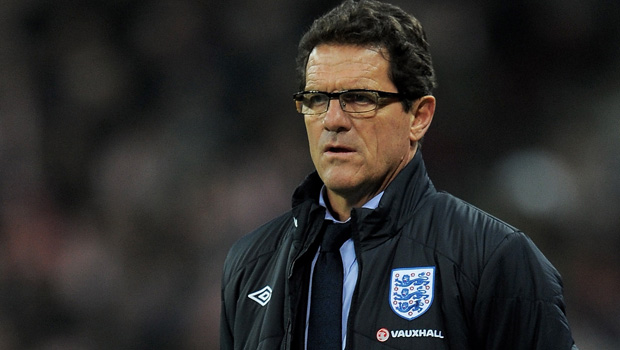 Fabio Capello during England's win over Sweden